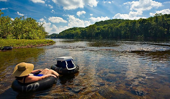 James River tubing, summer fun