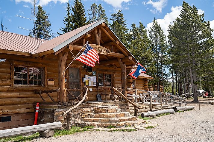 The famous Top of the World Store near Cooke City, Montana.