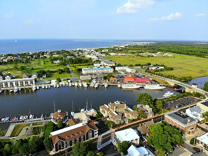 Aerial view of Lewes, Delaware. Image credit: Khairil Azhar Junos / Shutterstock.com.