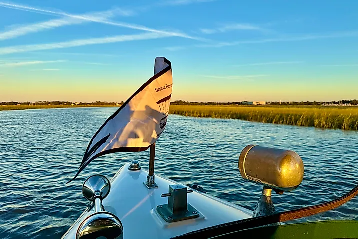 Serene River Cruises Amelia Island can get you places other boats cant go. Image credit: Bryan Dearsley
