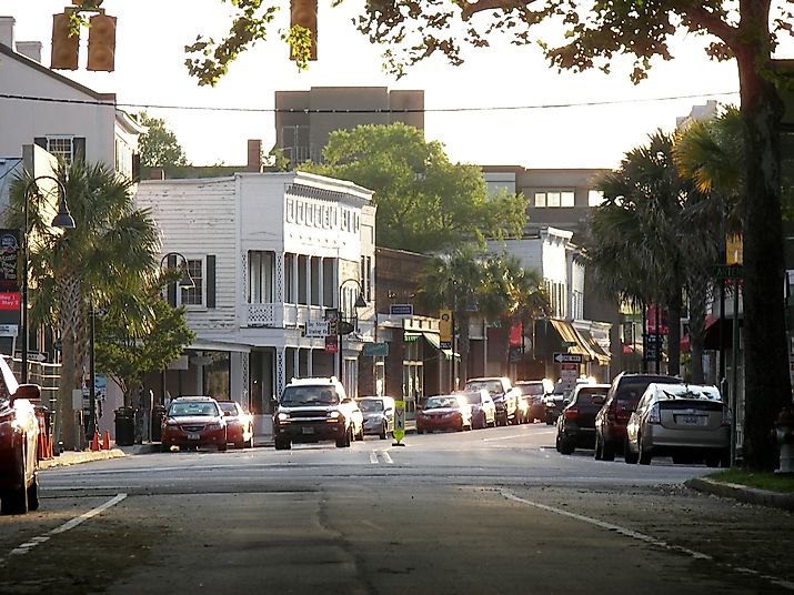 Bay Street, Downtown Beaufort, South Carolina