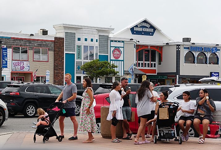 Downtown Bethany Beach, Delaware. Image credit Khairil Azhar Junos via Shutterstock