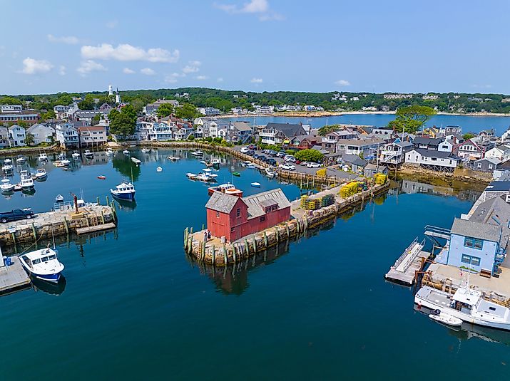 Overlooking Rockport, Massachusetts.
