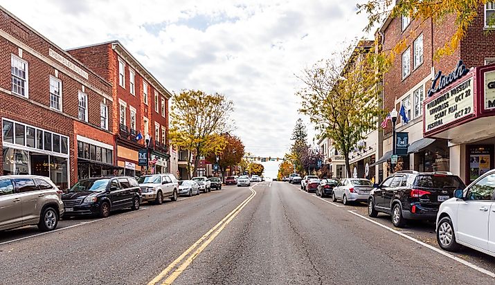 The Main Street in Marion, Virginia. Image credit: J. Michael Jones / Shutterstock.com.