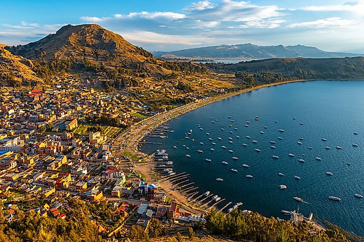 Copacabana, Bolivia, along Lake Titicaca's shores.