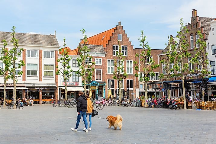 Square in the city center of Goes, Netherlands. Editorial credit: Christian Mueller / Shutterstock.com