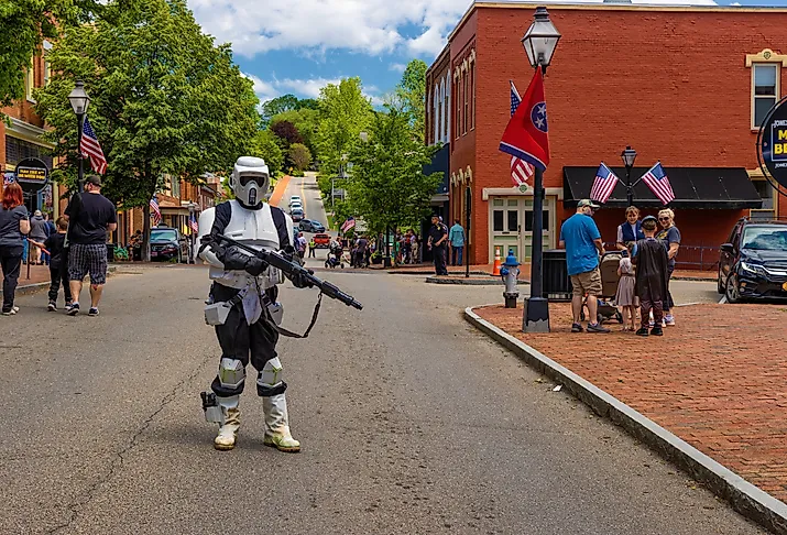 May the Fourth Be With You event in Jonesborough, Tennessee. Image credit Dee Browning via Shutterstock