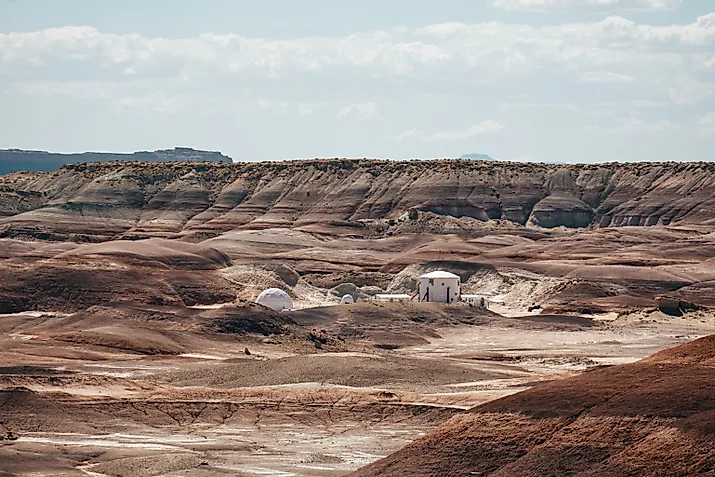 Mars Desert Research Station From Far Away. Editorial credit: Cavan-Images / Shutterstock.com