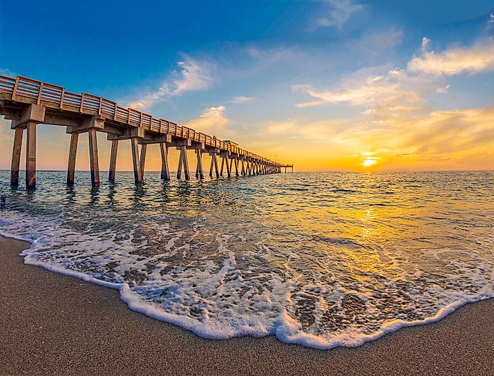 The pier at Venice, Florida.