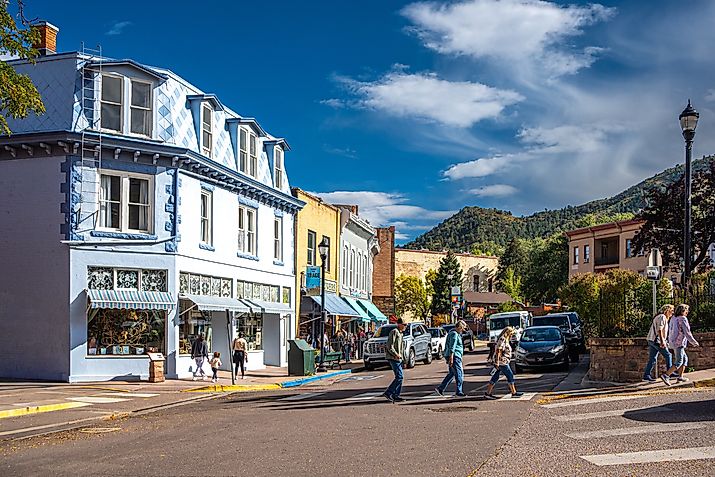 Downtown Manitou Springs, Colorado. Image credit: Marty Castrogiovanni / Shutterstock.com.