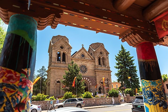 The cathedral basilica of Saint Francis Assisi in Santa Fe, New Mexico