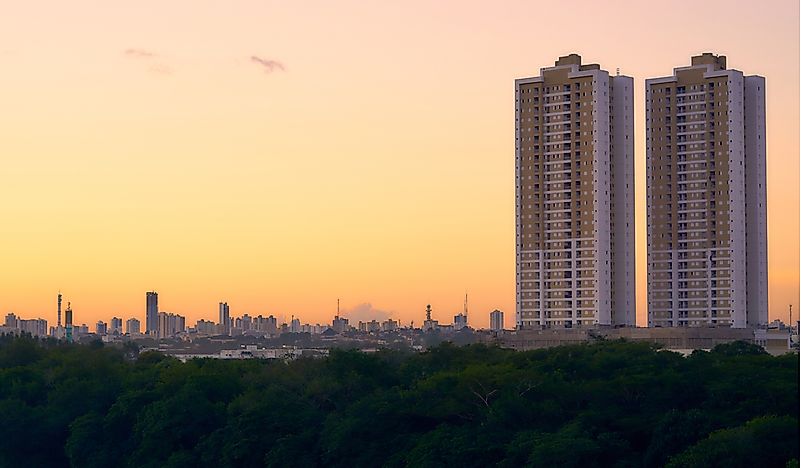Cuiabá - The Capital Of Mato Grosso State Of Brazil
