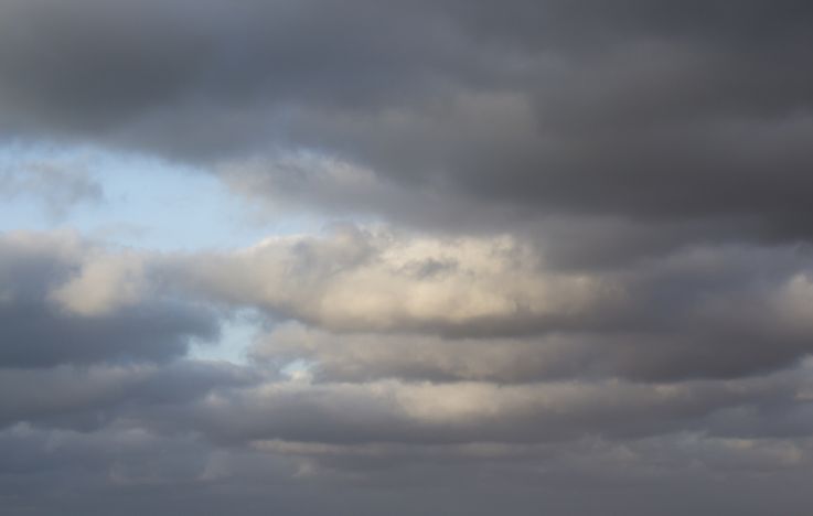 Altostratus clouds holding precipitation. Altostratus clouds holding precipitation.