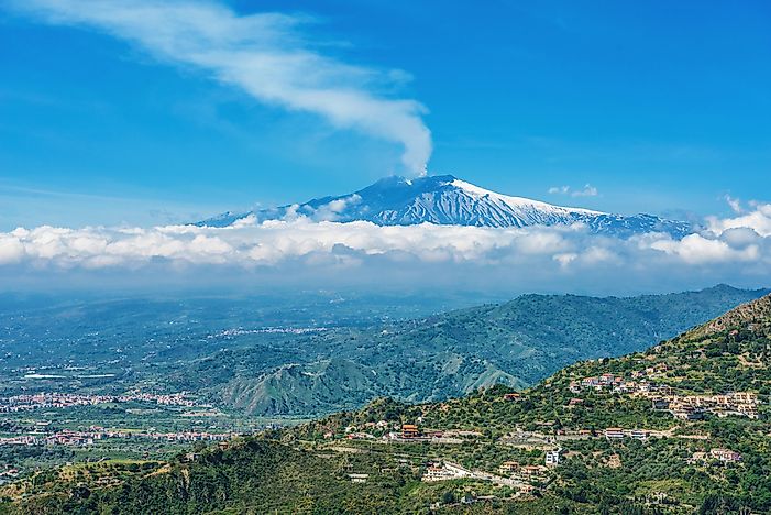 #2 Mount Etna - Largest Active Volcano in Europe