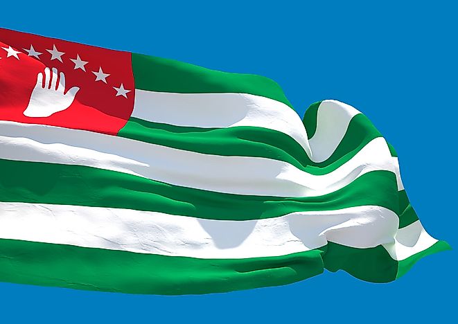 Flag of the Republic of Abkhazia. Flag of the Republic of Abkhazia.
