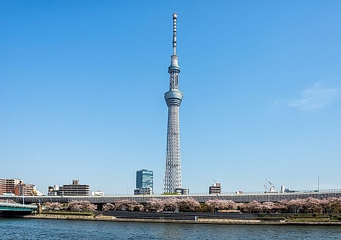 #1 Tokyo Sky Tree, Japan - 2,080 Feet
