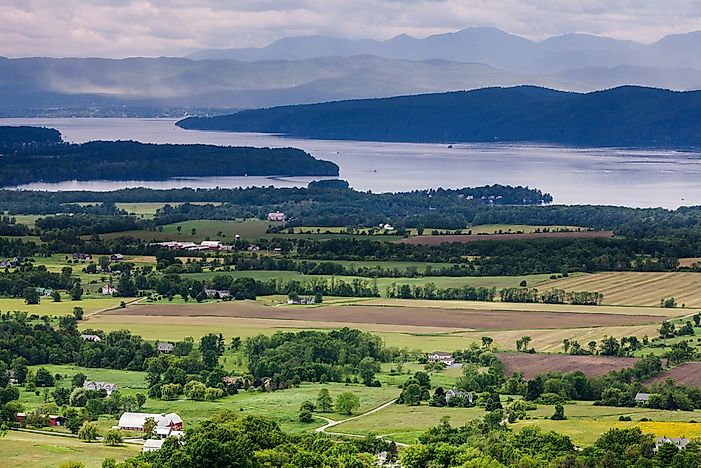 Lake Champlain as seen in Vermont. Local legend has for years maintained that a sea monster can be found in the lake. Lake Champlain as seen in Vermont. Local legend has for years maintained that a sea monster can be found in the lake.