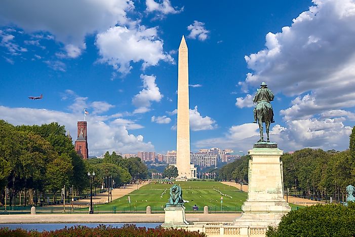 #2 National Mall and Memorial Park, Washington D.C. (33.5 million visitors)