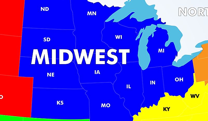 what states are in the midwest