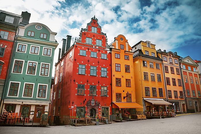 The architecture of Gamla stan. The architecture of Gamla stan.