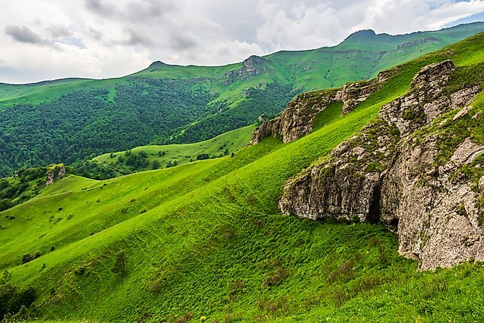 A lake in Dilijan National Park. A lake in Dilijan National Park.