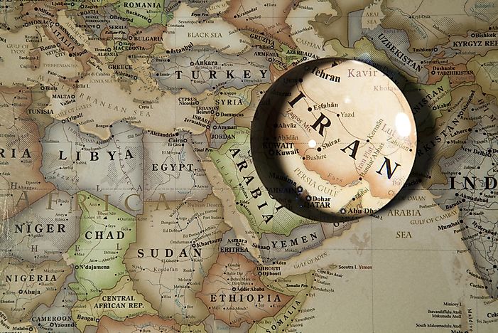 Which Countries Border Iran?