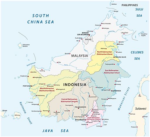 Which Countries Share the Island of Borneo?
