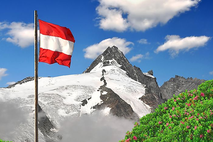 What Do The Colors And Symbols Of The Flag Of Austria Mean?