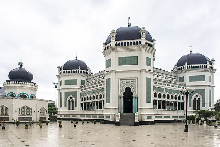 The Great Mosque of North Sumatra, Indonesia. The Great Mosque of North Sumatra, Indonesia.
