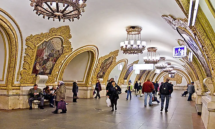 Moscow's Beautiful Metro System