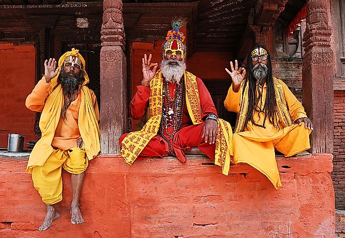 Sadhus in Kathmandu