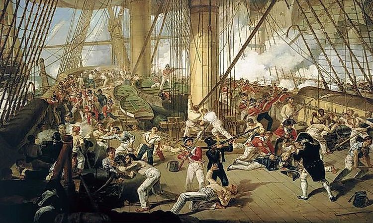 #2 Battle of Trafalgar (October of 1805) -