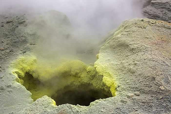 The strange hue of the craters of Siberia. The strange hue of the craters of Siberia.