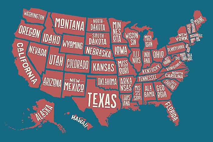 The Singly Landlocked States Of The United States