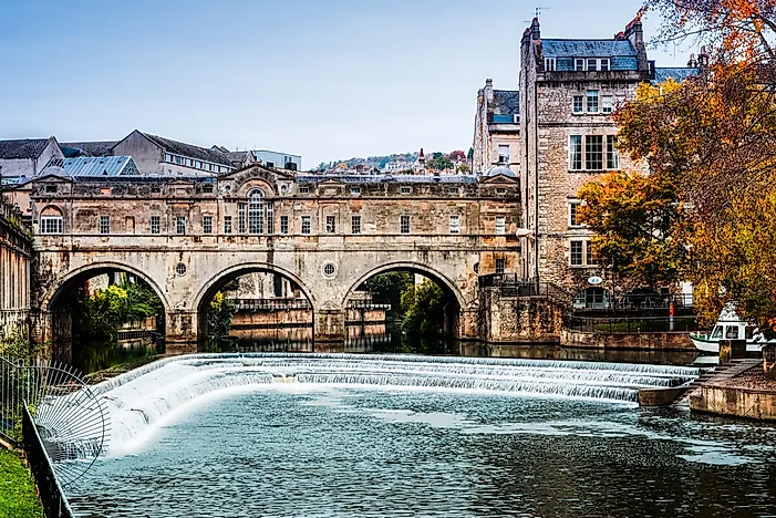 The historic city of Bath, England. The historic city of Bath, England.