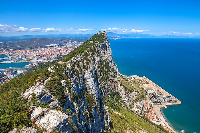 Where is the Rock of Gibraltar?