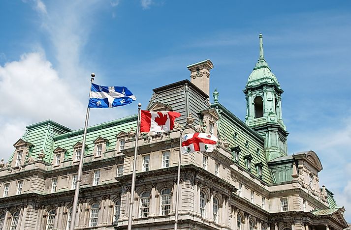 Old Montreal in the summer. Old Montreal in the summer.
