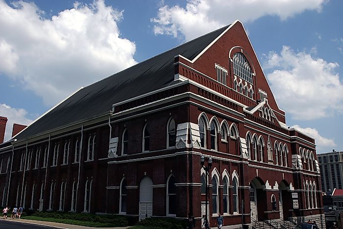 The famous Ryman Auditiorium. The famous Ryman Auditiorium.