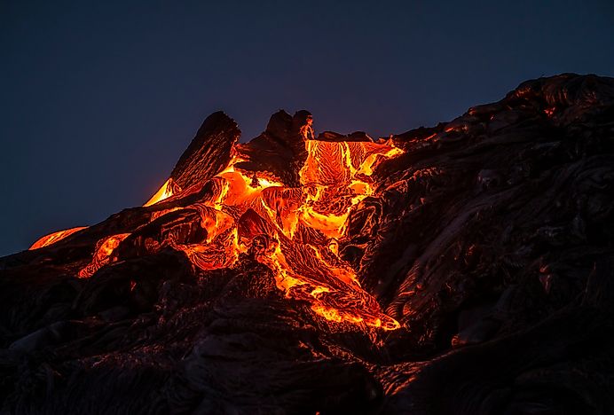 Major Eruptions of Kilauea Volcano