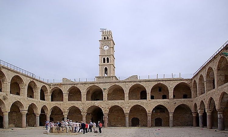 #4 Clock Tower Of Khan al-Umdan, Acre, Israel -