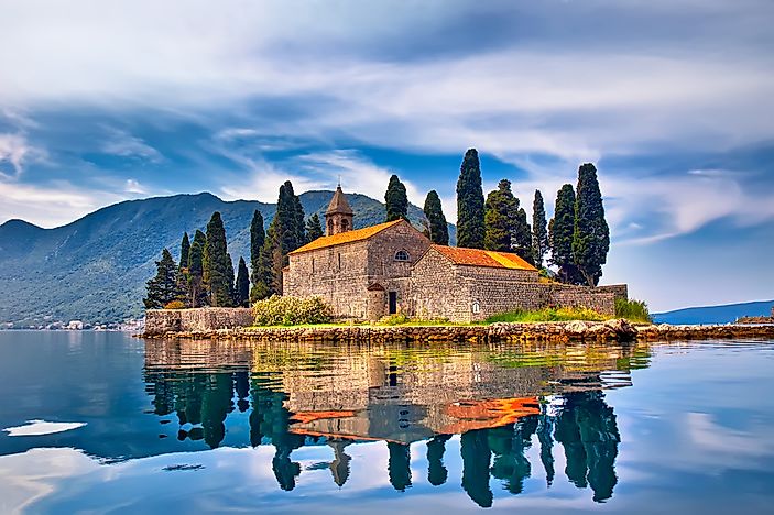 Saint George Island, Montenegro. Saint George Island, Montenegro.