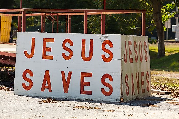 The Bible Belt Of The United States