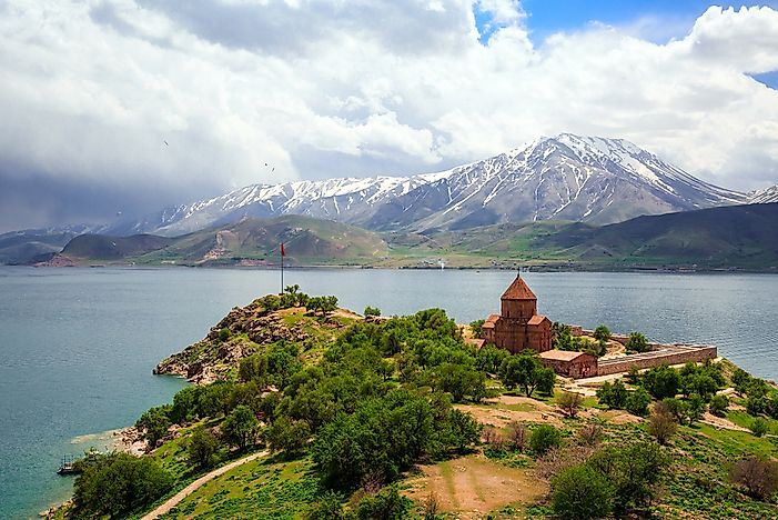Lake Van, eastern Turkey. Lake Van, eastern Turkey.
