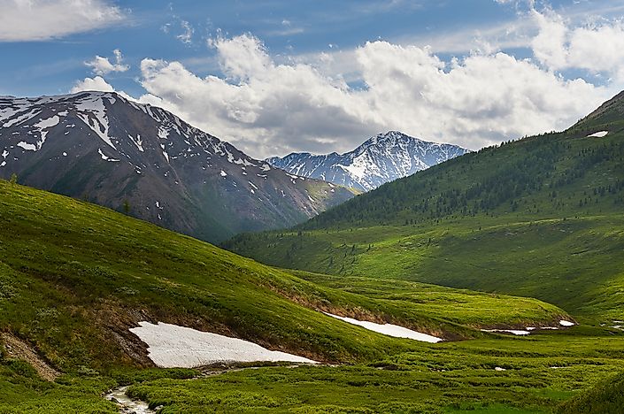 A lake in West Siberia. A lake in West Siberia.
