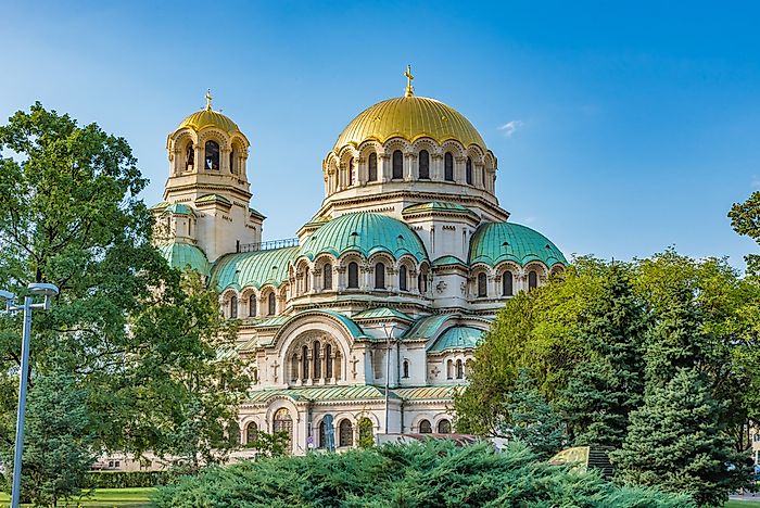 The Alexander Nevsky Cathedral of Sofia, Bulgaria. The Alexander Nevsky Cathedral of Sofia, Bulgaria.