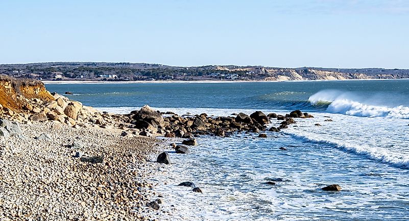 Squibnocket Beach in Chilmark, Massachusetts.