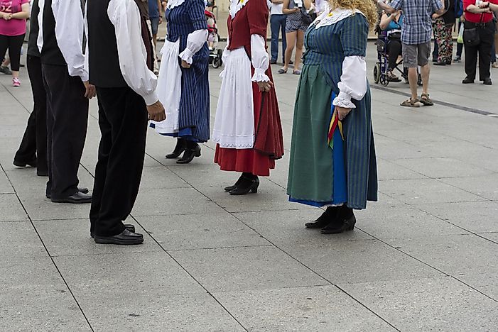 Traditional Welsh dancers. Traditional Welsh dancers.