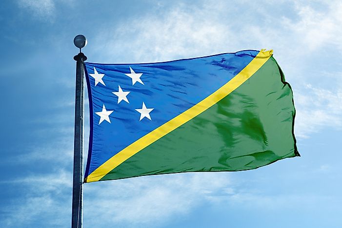 What Do The Colors And Symbols Of The Flag Of The Solomon Islands Mean?