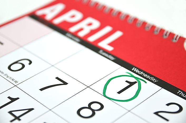 When is April Fool's Day?