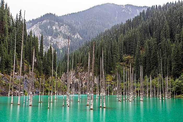 Lake Kaindy - Unique Places In Kazakhstan